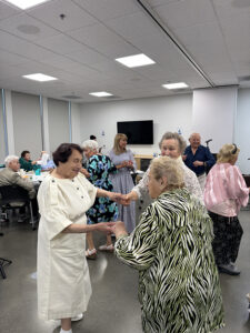 Holocaust Survivors dancing