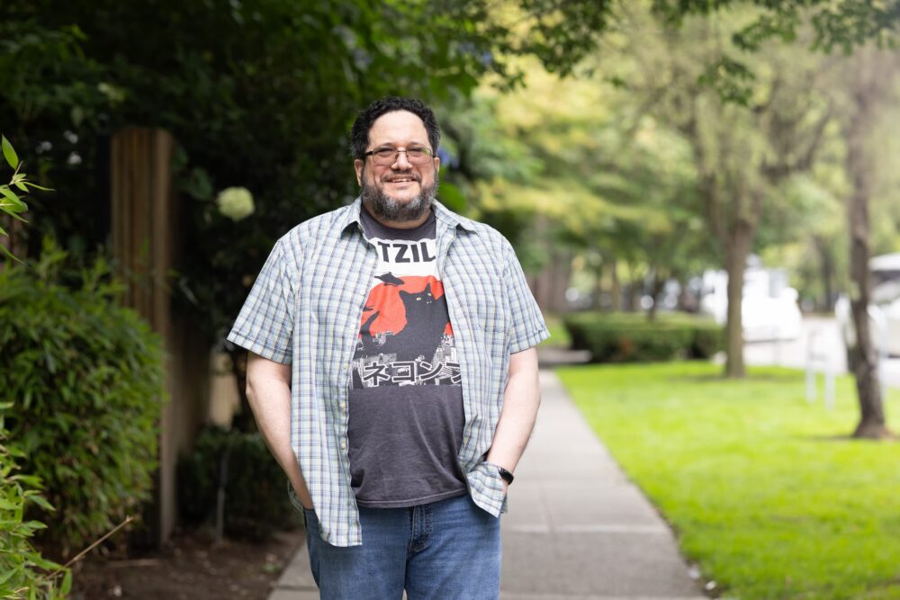 Man standing outside