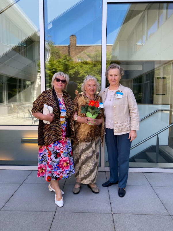 Three women at Survivor Day