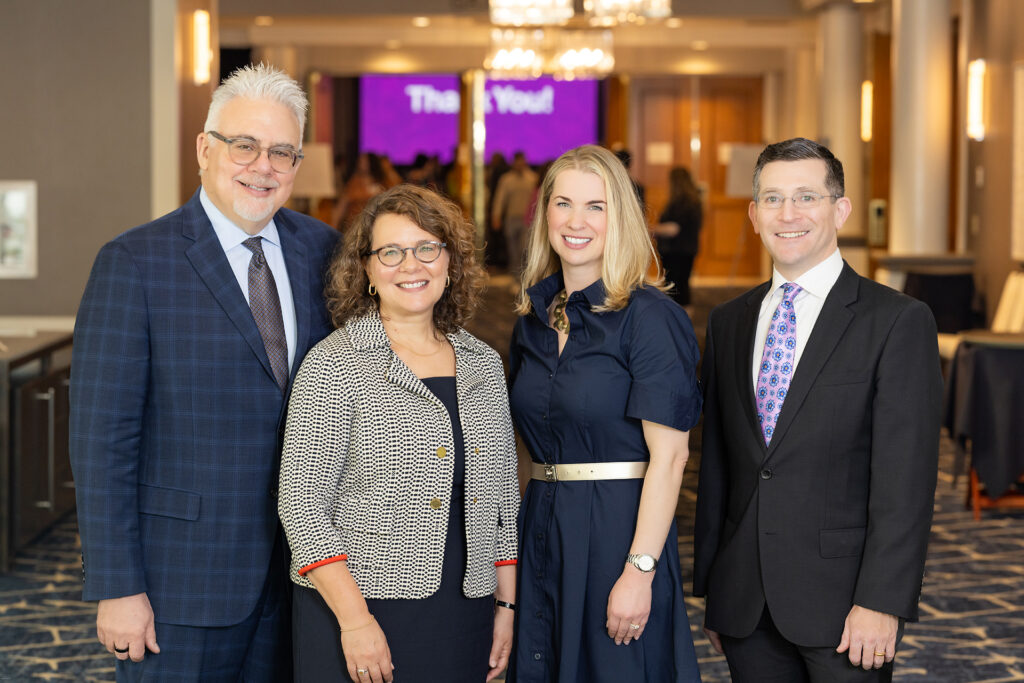 Melissa and Zane Brown, Jr., Rebekah Shrestha, and Eric LeVine at the Luncheon